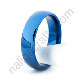 แหวนทังสเตนคาร์ไบด์ รุ่นคลาสสิค สีน้ำเงิน