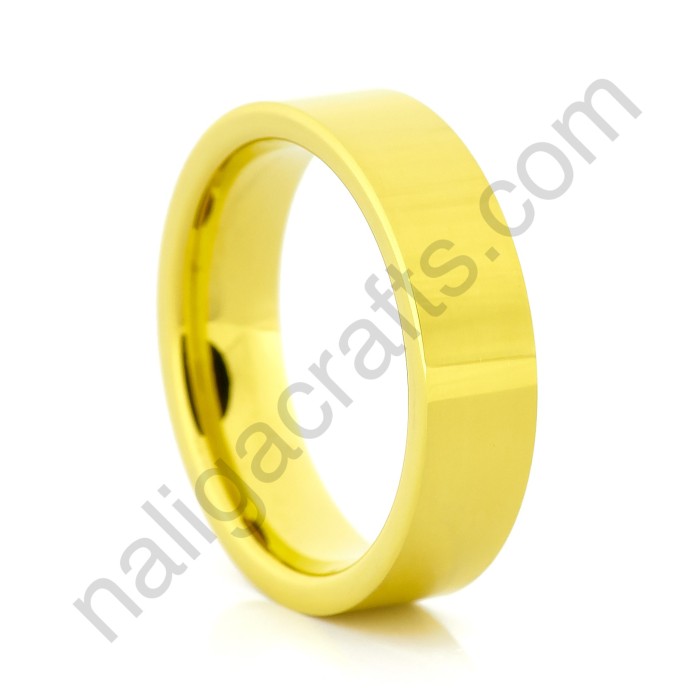 Gold Flatband 6mm