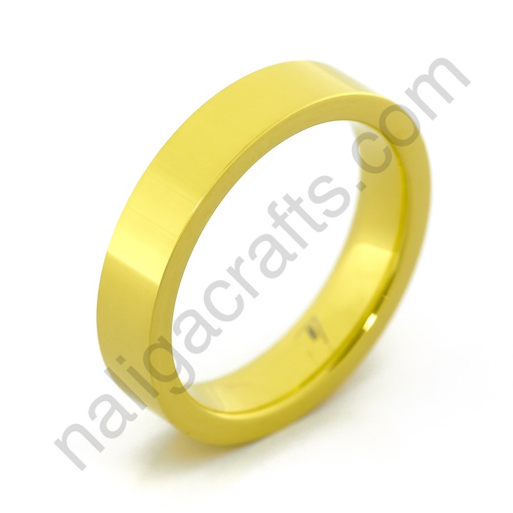 Gold Flatband 4mm