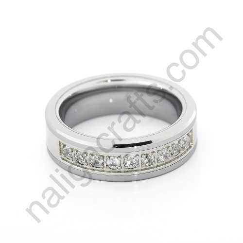 Stones In Silver Bevel 6mm