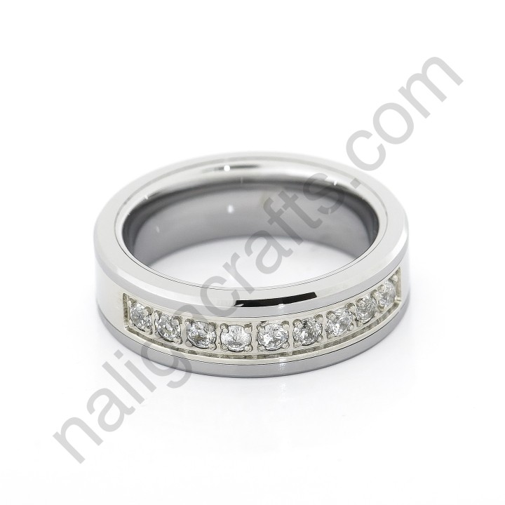 Stones In Silver Bevel 6mm