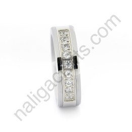 Stones In Silver Bevel 6mm