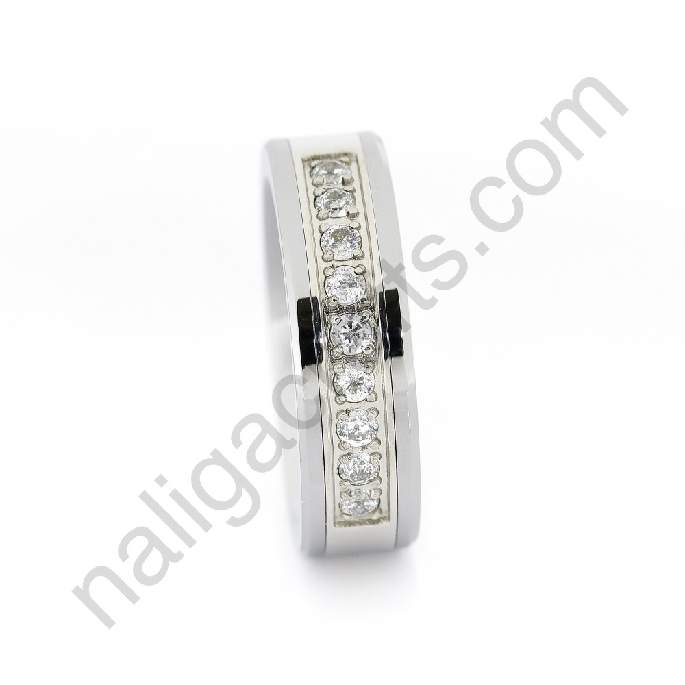 Stones In Silver Bevel 6mm