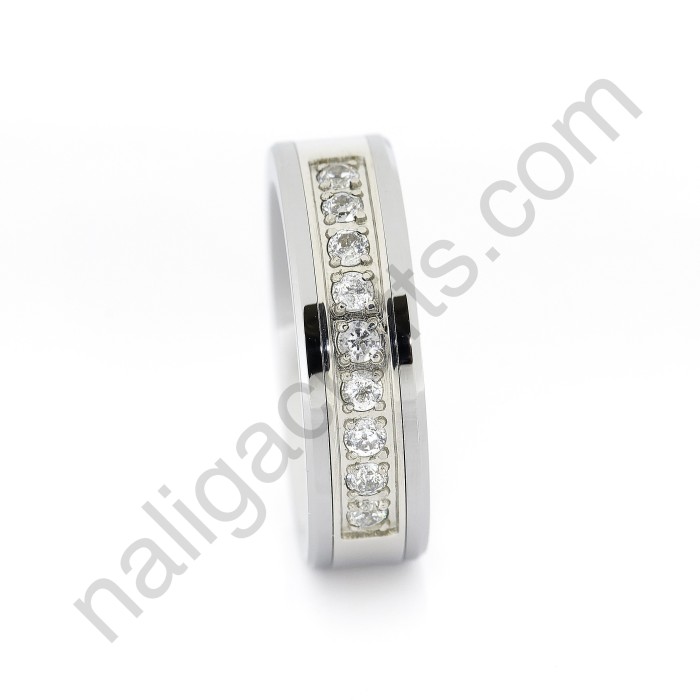 Stones In Silver Bevel 6mm