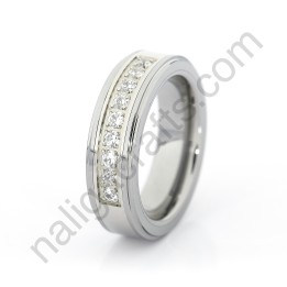 Stones In Silver Stepped 6mm