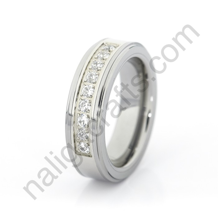 Stones In Silver Stepped 6mm