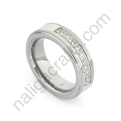 Stones In Silver Stepped 6mm