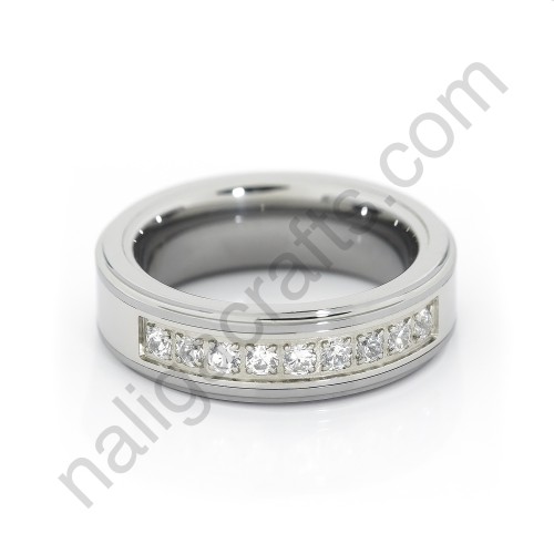 Stones In Silver Stepped 6mm