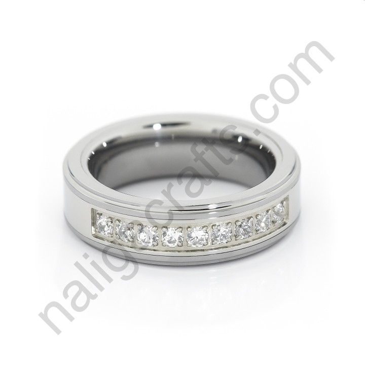 Stones In Silver Stepped 6mm