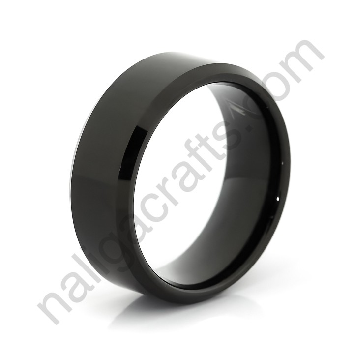 Black Tube Beveled Edge width 8mm