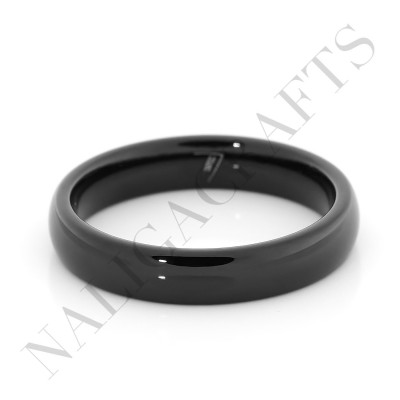 Domed Black (4mm.)