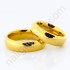 แหวนคู่ Domed Gold