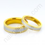 แหวนคู่ Two Golden Grooves