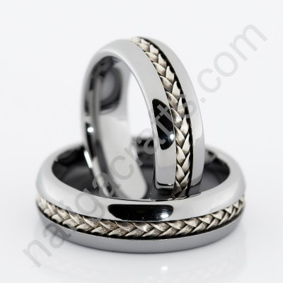 แหวนคู่ Silver Rope