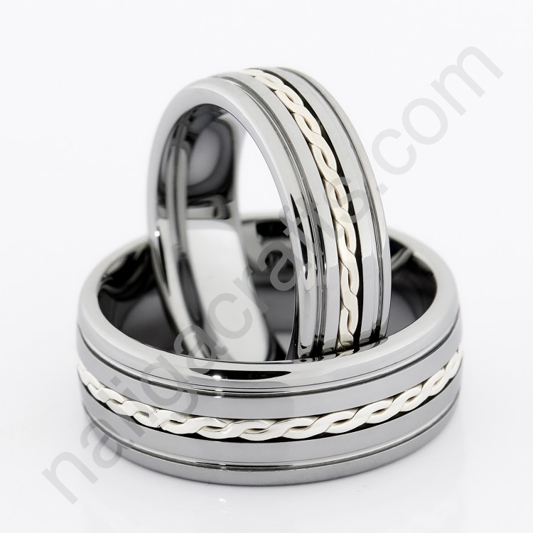 Silver Twist Domed (6มม.)