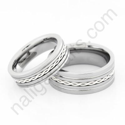 แหวนคู่ Silver Twist แหวนคู่ Silver Twist