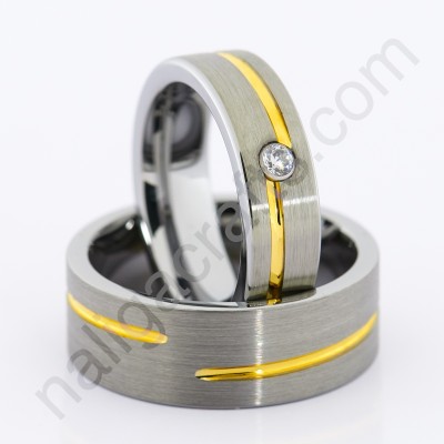 แหวนคู่ Gold Spiral